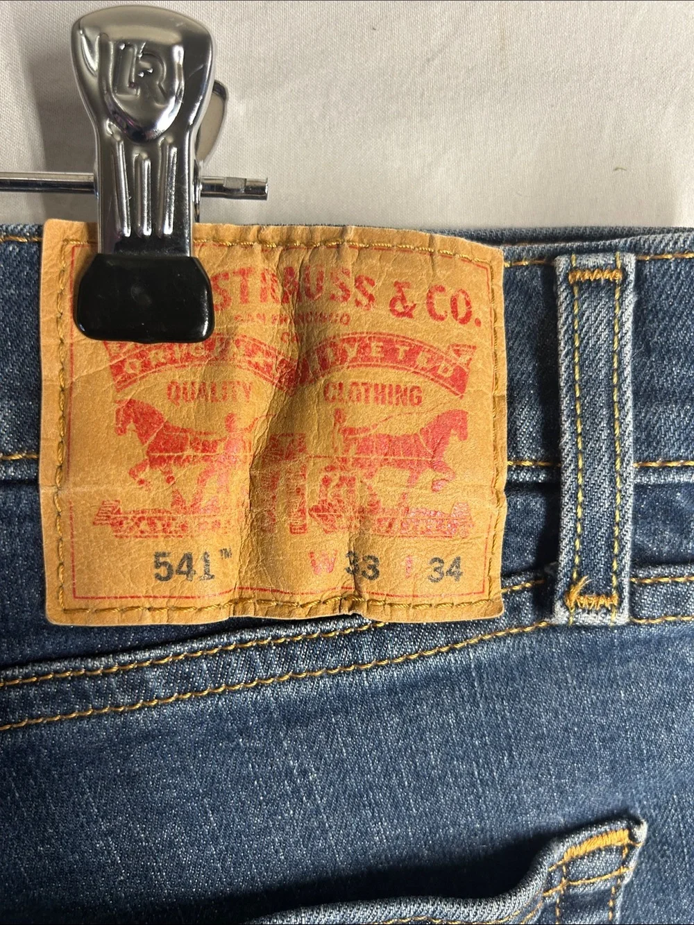 Levi's Slim Straight Dark Blue Denim Jeans